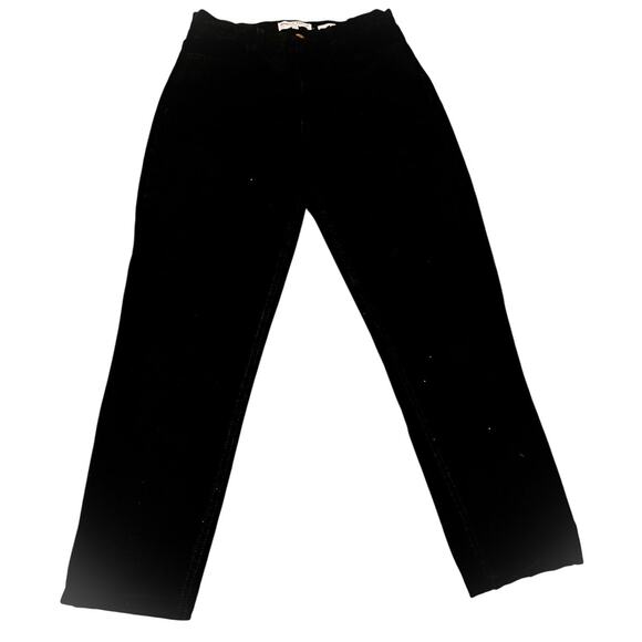 American Apparel Denim The High-Waist Jean Black Jeans Zip Fly Size 29 - Picture 2 of 9